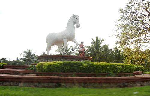 Horse statue